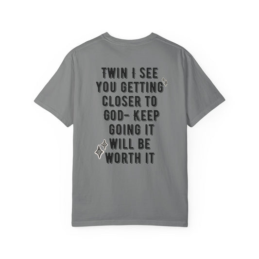 Spiritual Encouragement Unisex T-Shirt — "Keep Going It Will Be Worth It"