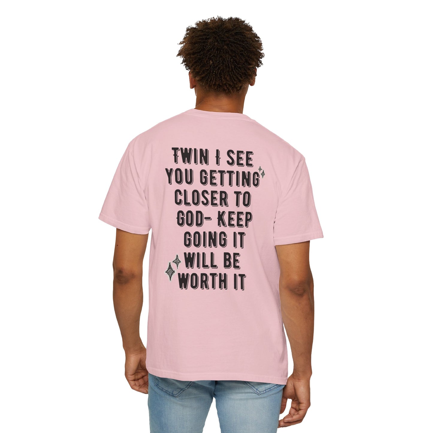 Spiritual Encouragement Unisex T-Shirt — "Keep Going It Will Be Worth It"