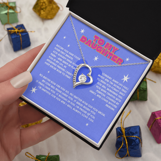 To My Daughter Keepsake Necklace | Forever Love