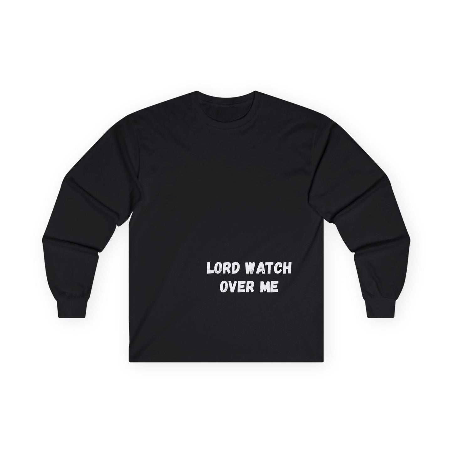 Lord Watch Over Me Long Sleeve Tee — "Protected While I Prosper" Inspirational Unisex Shirt