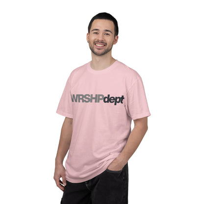 WRSHP dept Logo T-Shirt — Unisex Vintage Garment-Dyed Crew Tee