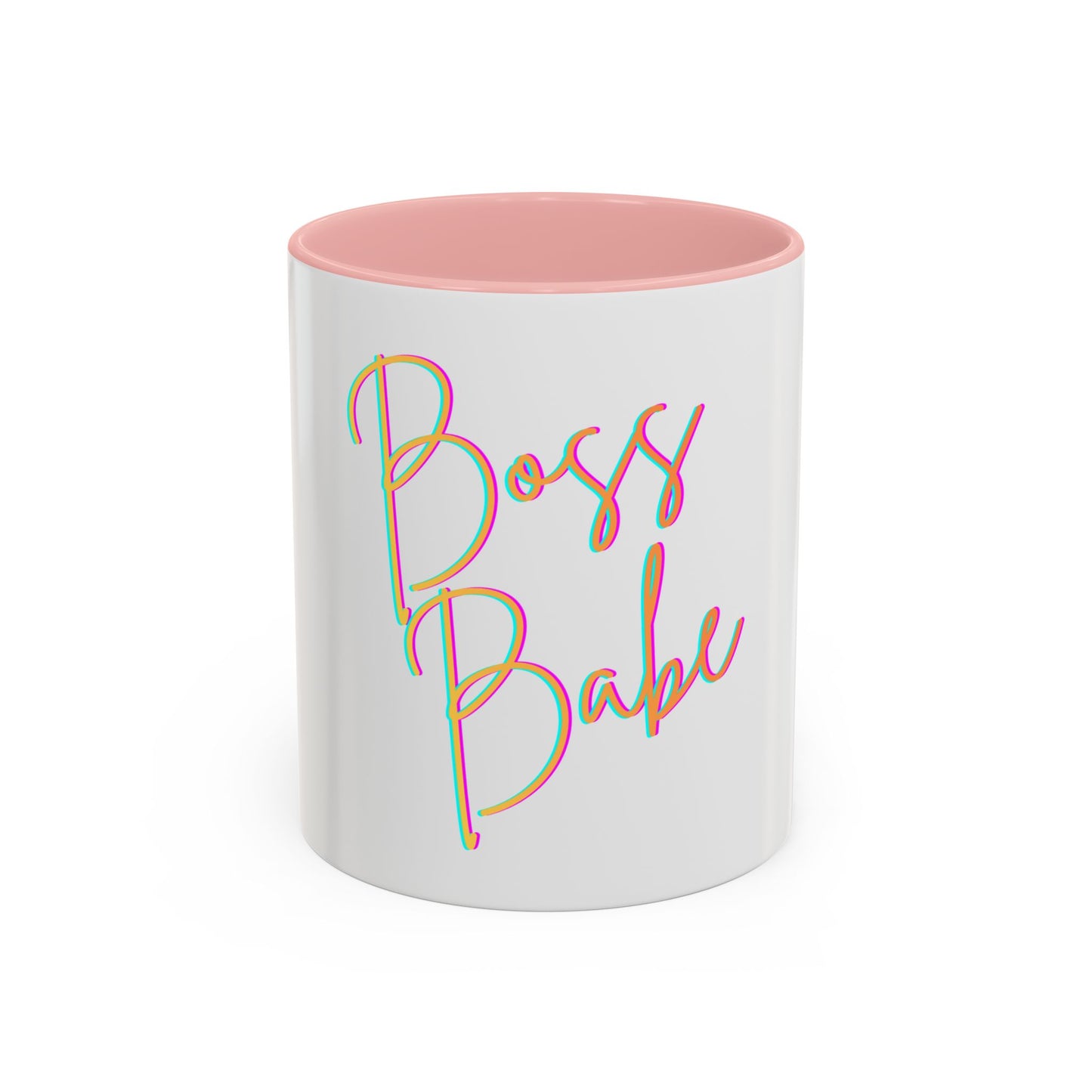 Boss Babe Accent Coffee Mug — 11/15oz Motivational Office Gift
