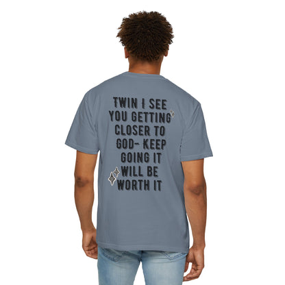 Spiritual Encouragement Unisex T-Shirt — "Keep Going It Will Be Worth It"
