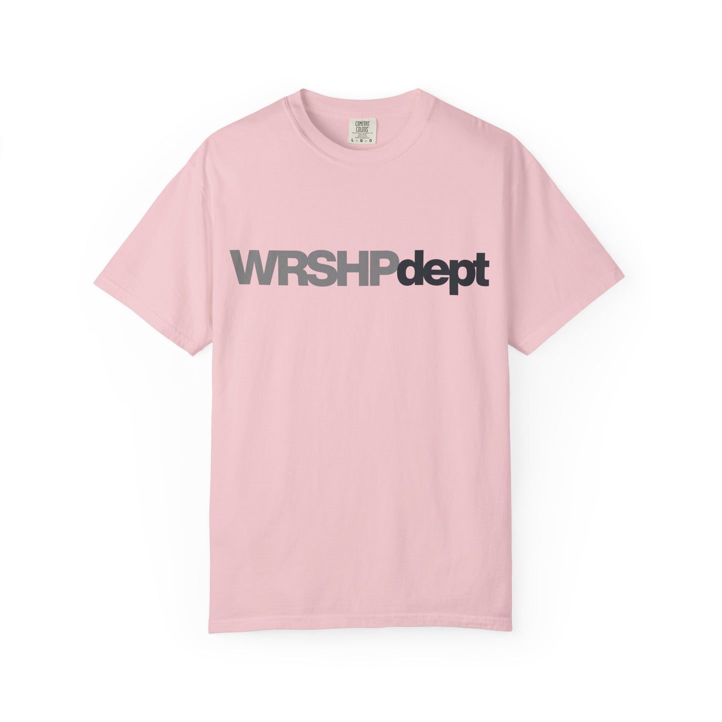 WRSHP dept Logo T-Shirt — Unisex Vintage Garment-Dyed Crew Tee