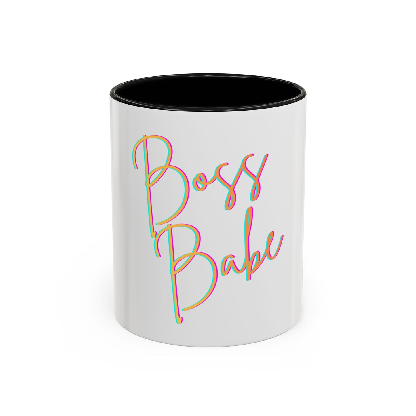 Boss Babe Accent Coffee Mug — 11/15oz Motivational Office Gift