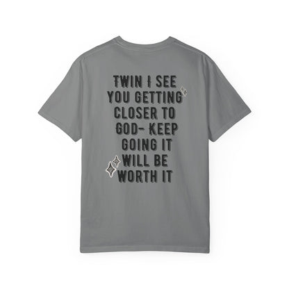 Spiritual Encouragement Unisex T-Shirt — "Keep Going It Will Be Worth It"