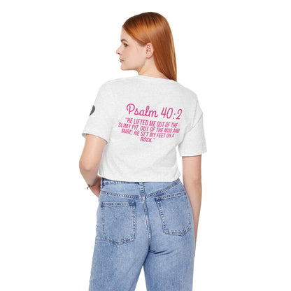 Made from the Mud — Psalm 40:2 Women's Inspirational Tee