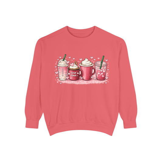 Womens Valentines Day Sweatshirt, Valentine Coffee Sweatshirt, Womens Valentines Day Sweater, Valentines Day Shirt, Valentines Sweater