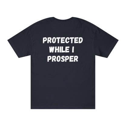 Faith Prayer Unisex T‑Shirt — "Lord Watch Over Me" Front & "Protected While I Prosper" Back