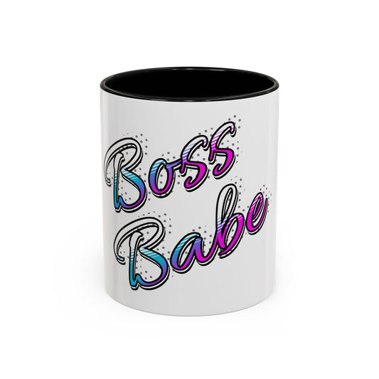 Boss Babe Accent Coffee Mug — 11/15oz Inspirational Women’s Drinkware