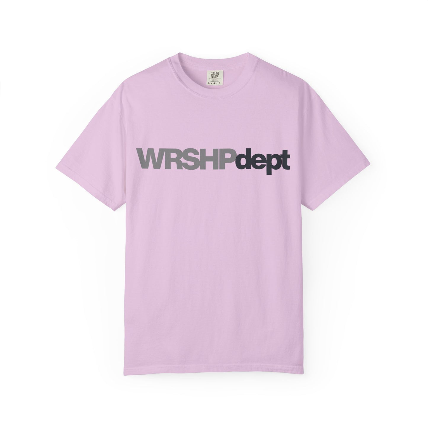 WRSHP dept Logo T-Shirt — Unisex Vintage Garment-Dyed Crew Tee