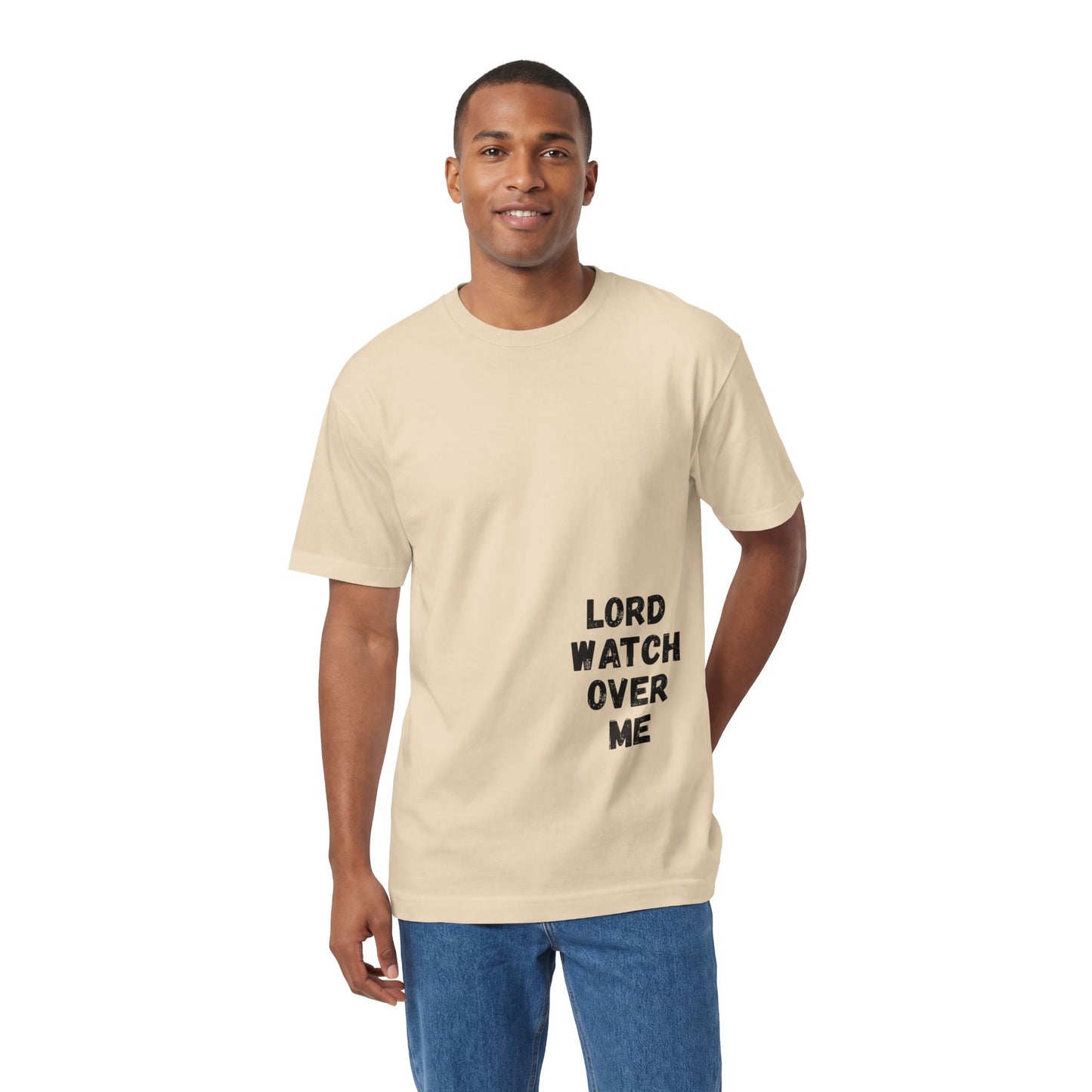 Faith Prayer Unisex T‑Shirt — "Lord Watch Over Me" Front & "Protected While I Prosper" Back