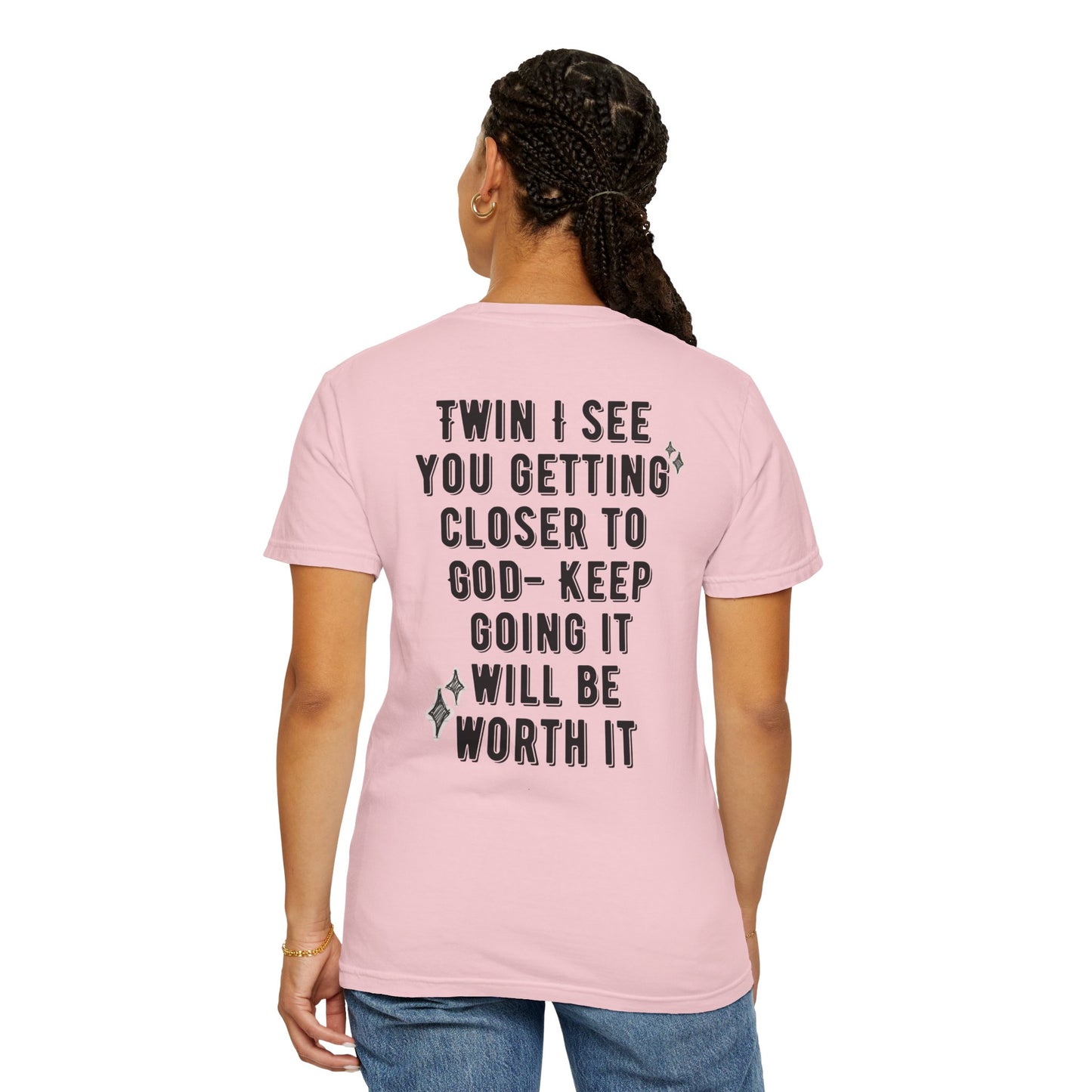 Spiritual Encouragement Unisex T-Shirt — "Keep Going It Will Be Worth It"