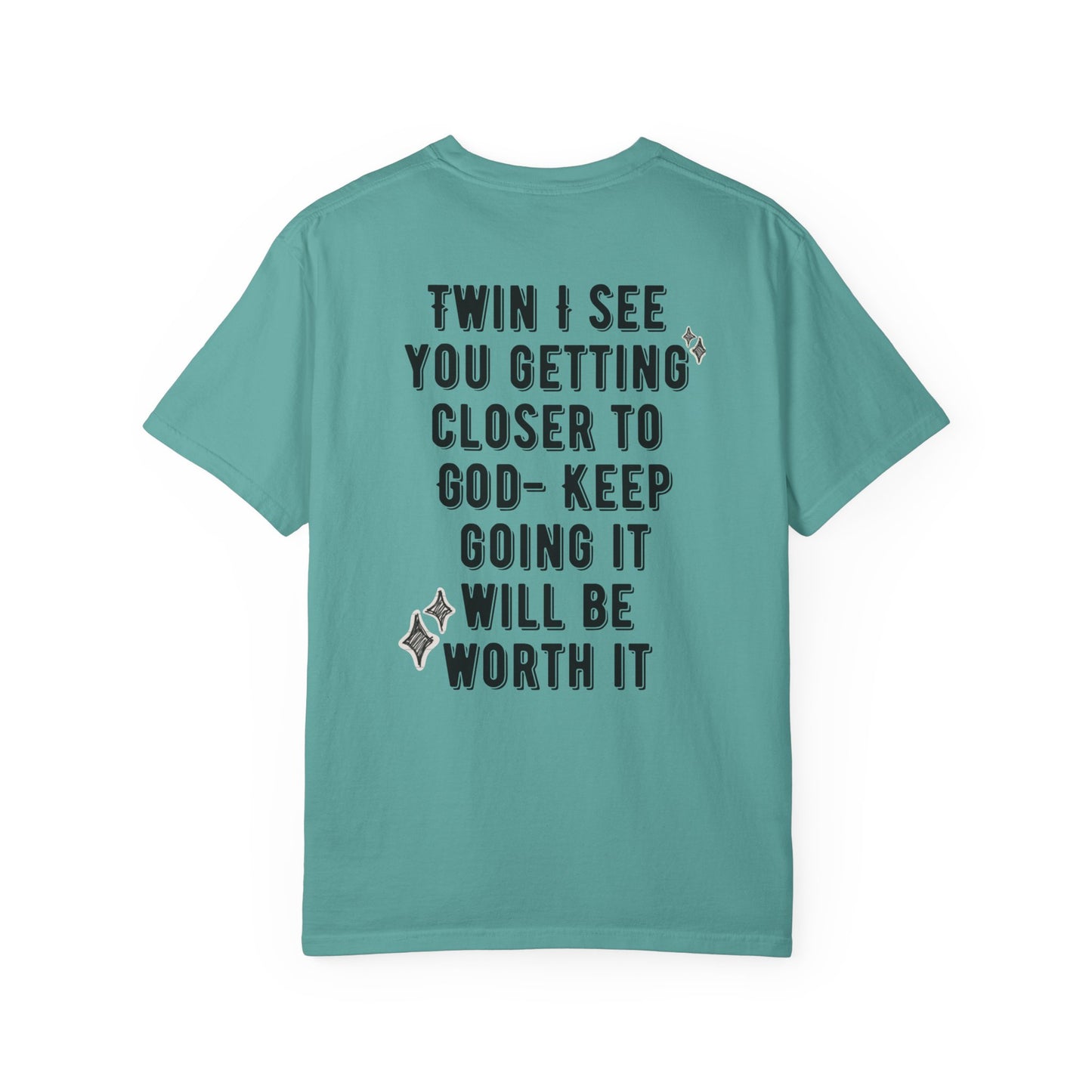 Spiritual Encouragement Unisex T-Shirt — "Keep Going It Will Be Worth It"
