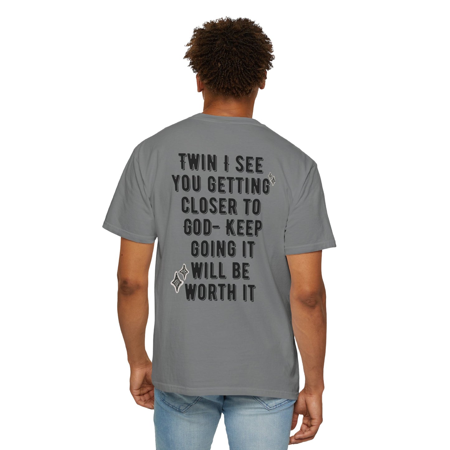 Spiritual Encouragement Unisex T-Shirt — "Keep Going It Will Be Worth It"
