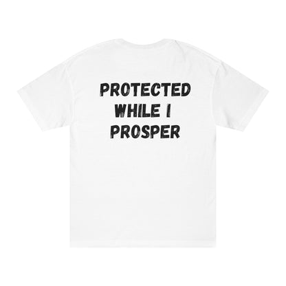 Faith Prayer Unisex T‑Shirt — "Lord Watch Over Me" Front & "Protected While I Prosper" Back