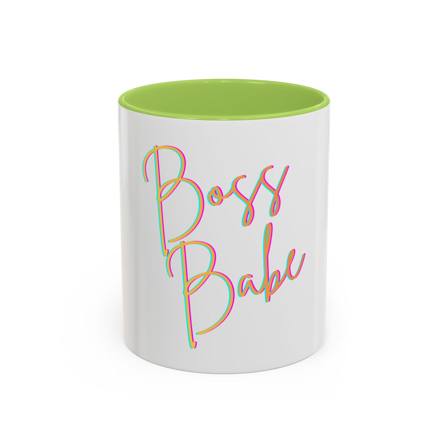 Boss Babe Accent Coffee Mug — 11/15oz Motivational Office Gift