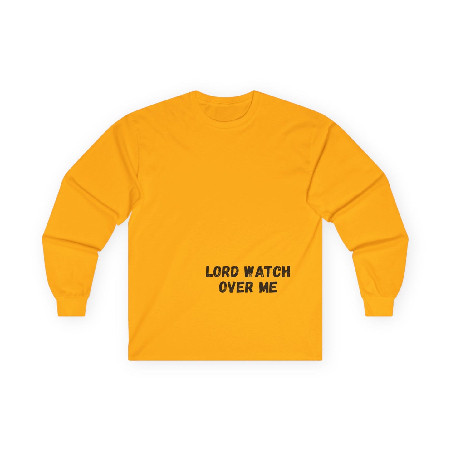 Lord Watch Over Me Long Sleeve Tee — "Protected While I Prosper" Inspirational Unisex Shirt