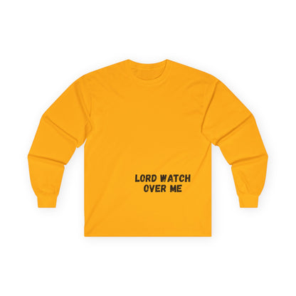 Lord Watch Over Me Long Sleeve Tee — "Protected While I Prosper" Inspirational Unisex Shirt