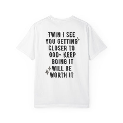 Spiritual Encouragement Unisex T-Shirt — "Keep Going It Will Be Worth It"