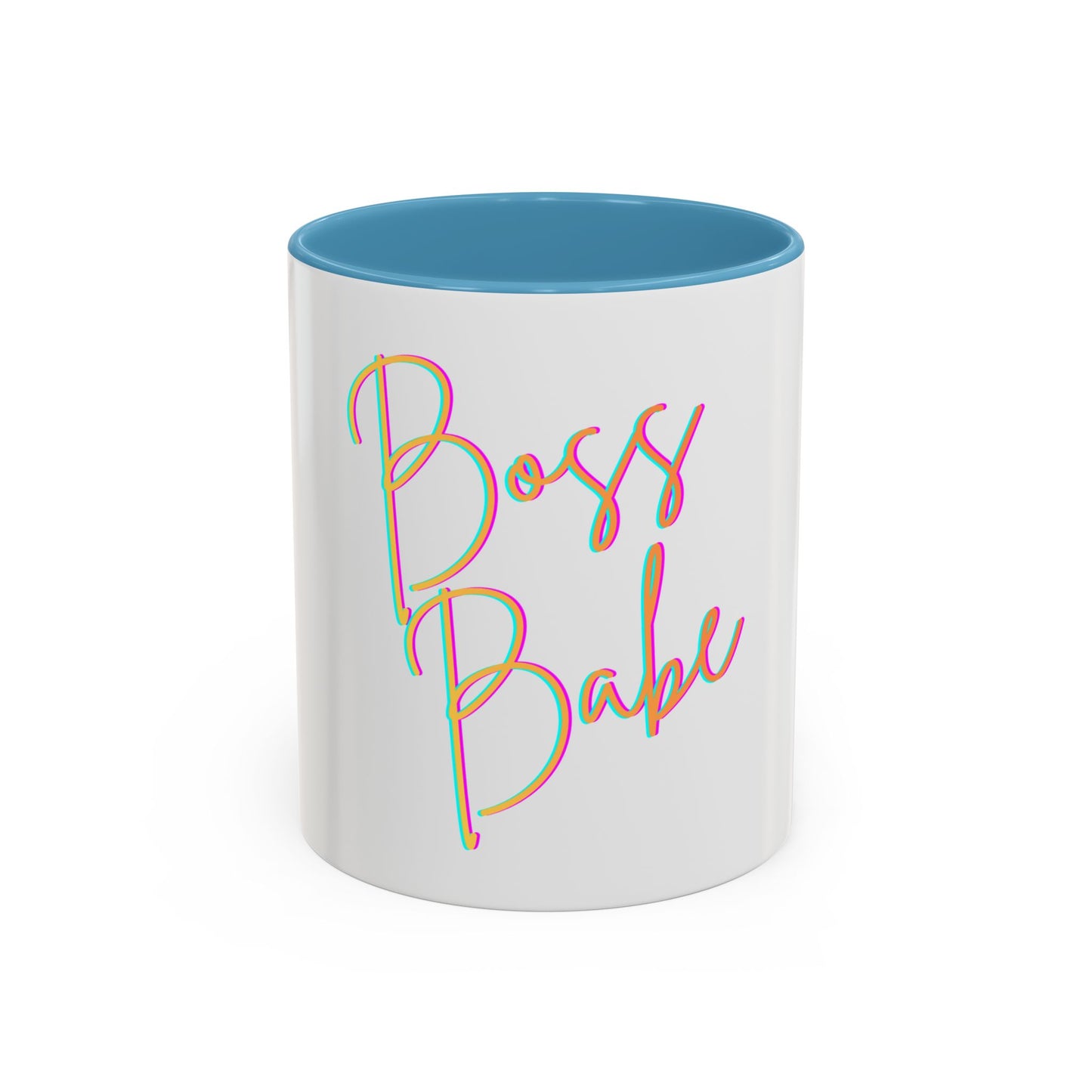 Boss Babe Accent Coffee Mug — 11/15oz Motivational Office Gift