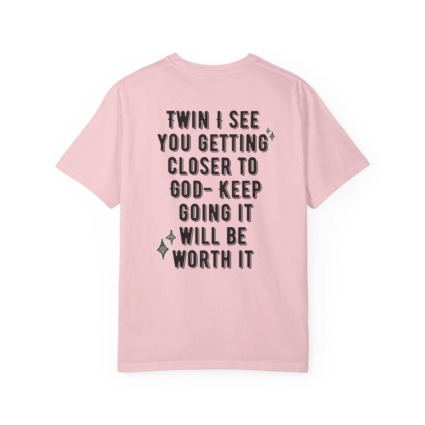 Spiritual Encouragement Unisex T-Shirt — "Keep Going It Will Be Worth It"