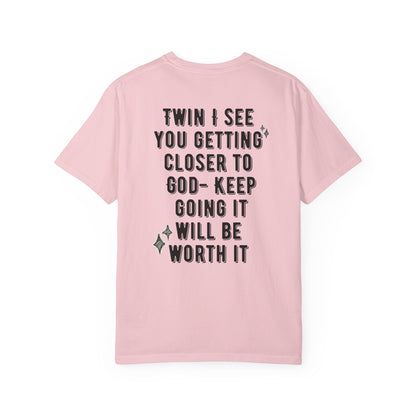 Spiritual Encouragement Unisex T-Shirt — "Keep Going It Will Be Worth It"