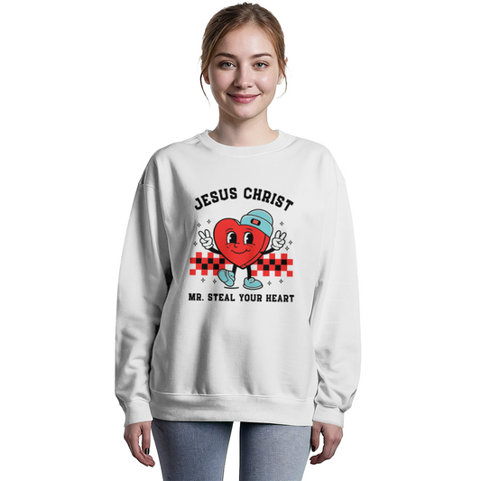Women' s Jesus Valentine Crewneck Sweatshirt