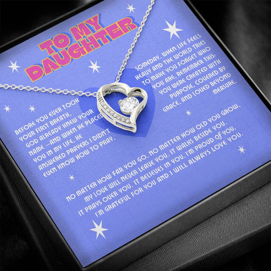 To My Daughter Keepsake Necklace | Forever Love