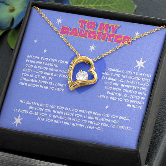 To My Daughter Keepsake Necklace | Forever Love