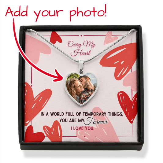 Carry My Heart | Custom Photo Necklace
