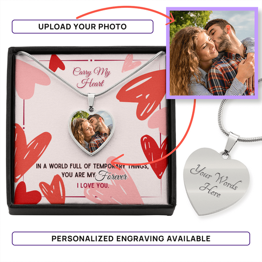 Carry My Heart | Custom Photo Necklace